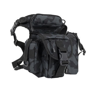 Tactical Drop Leg Bag Riñonera Paquete de muslos al aire libre con bolsa para botella de agua para hombres